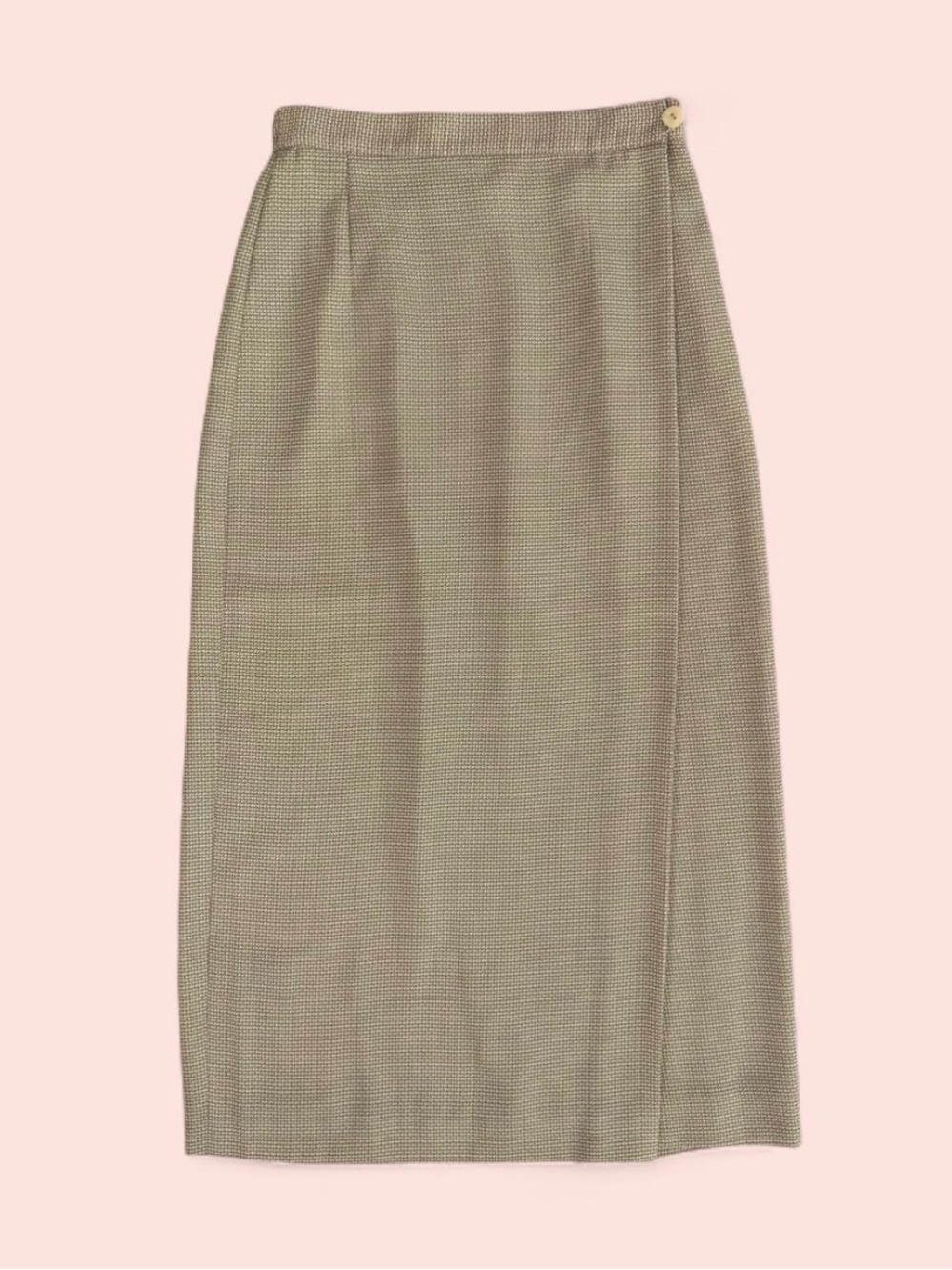 Liz Claiborne Petite Collection Taupe Wrap Pencil Skirt – Size 4P